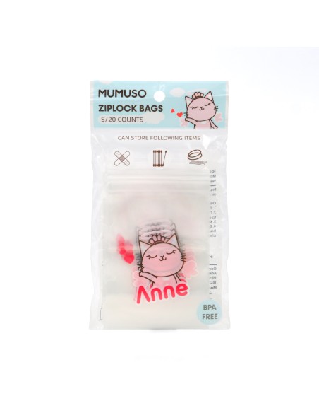 Sacs Ziplock Anne (20 Pièces)