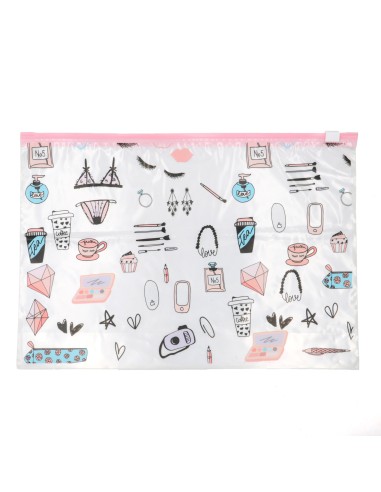 Lot de 6 Sacs de Rangement avec Zip