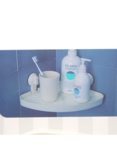 Étagère de Douche d'Angle avec Ventouses