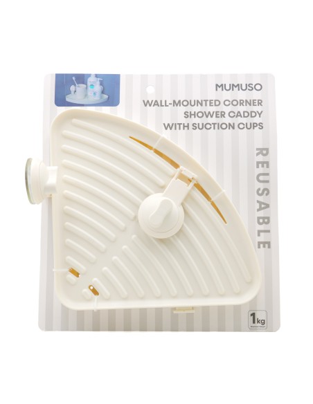 Étagère de Douche d'Angle avec Ventouses