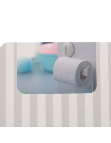 Porte Rouleau de Papier Toilette Mural avec...