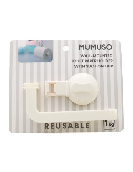 Porte Rouleau de Papier Toilette Mural avec Ventouse