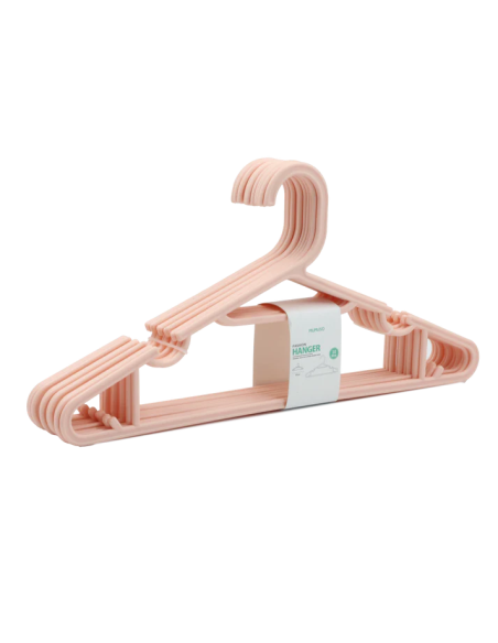 Lot de 10 Cintres Plats Rose