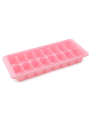 Bac à Glaçons avec Couvercle – Rose