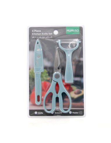 Lot de 3 Ustensiles de Cuisine - Couteau,...