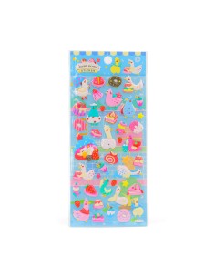Lot de Stickers Gonflants 3D Animaux Mignons