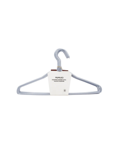 Lot de 10 Cintres avec Revêtement Plastique