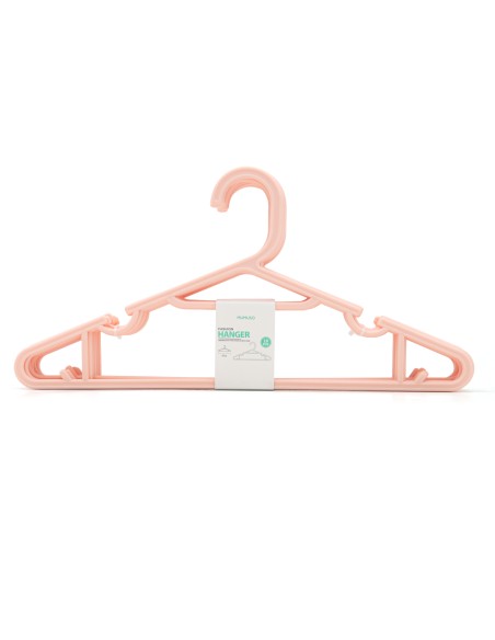 Lot de 10 Cintres Plats Rose