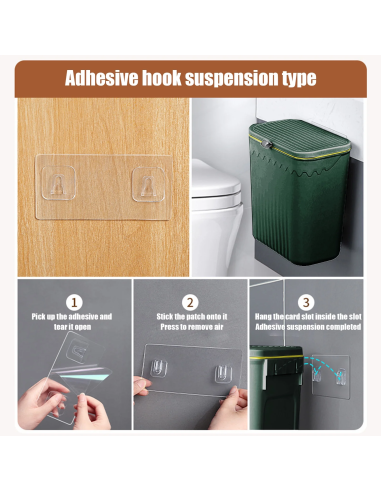 Corbeille Murale avec Couvercle