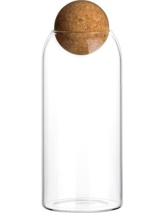 Bocal en Verre avec Bouchon Liège – 1100 ml
