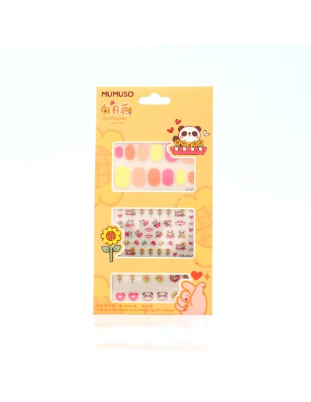 Set de Stickers pour Ongles pour Enfants (01 Tournesol)