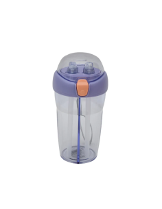 Gourde 2-en-1 avec Double Paille – 430 mL