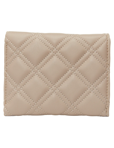 Portefeuille Tri-Fold Rhombus – Beige Kaki