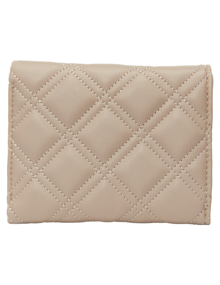 Portefeuille Tri-Fold Rhombus – Beige Kaki