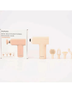 Mini Pistolet de Massage Multifonction – Rose Pêche – 4...