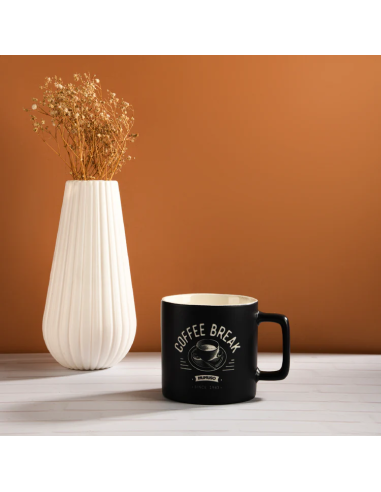 Tasse à Café Gravée (Gris/380 ML)