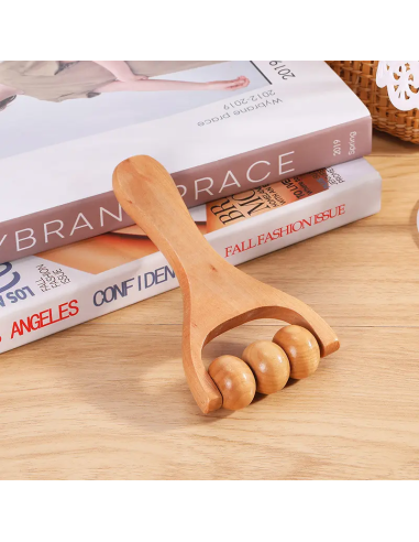 Rouleau Massage Main Forme Lance-Pierre