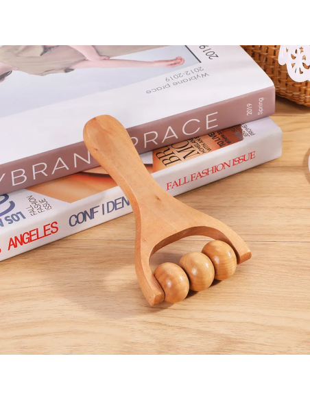 Rouleau Massage Main Forme Lance-Pierre