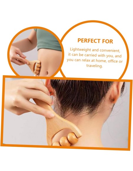 Rouleau Massage Main Forme Lance-Pierre