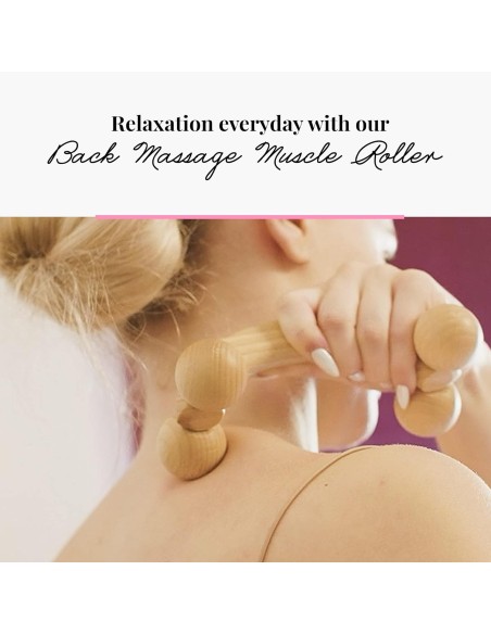 Masseur Corporel 4 Roues en Bois