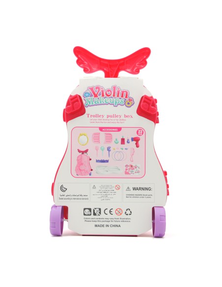 Valise Violon à Roulettes – Coffret Maquillage Enfant