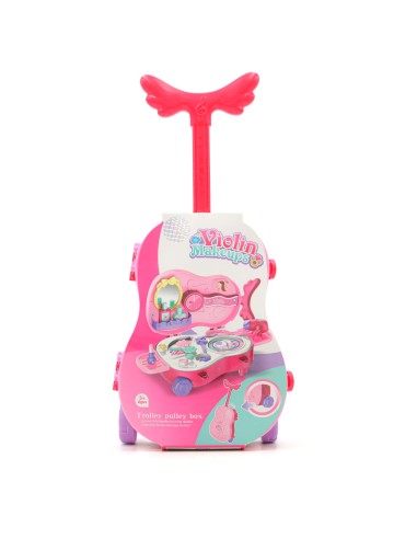 Valise Violon à Roulettes – Coffret Maquillage...