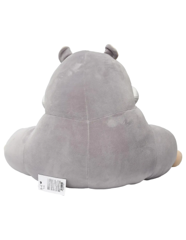 Peluche Coussin Hamster Gris