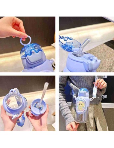 Gourde Eau Flip Top avec Sangle 650 mL – Cute Dog