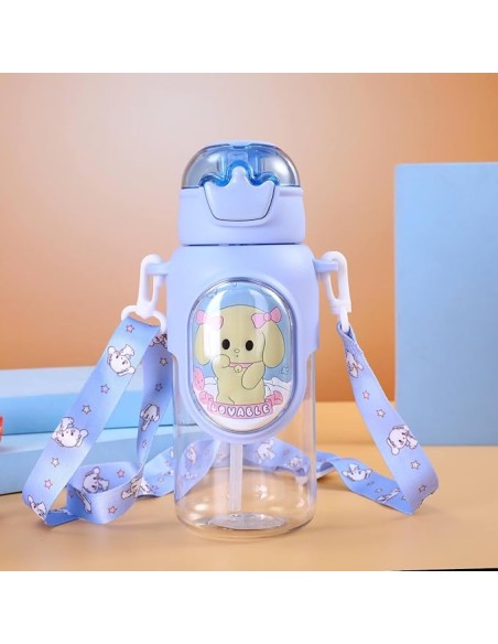 Gourde Eau Flip Top avec Sangle 650 mL – Cute Dog