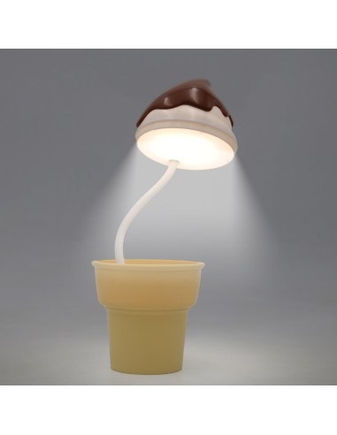 Lampe de Table USB Rechargeable – Design Cornet...