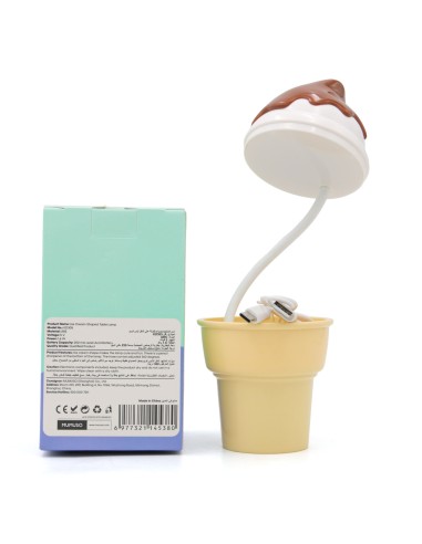 Lampe de Table USB Rechargeable – Design Cornet...