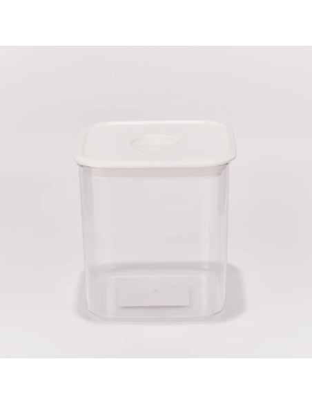 Bocal Hermétique avec Couvercle Carré avec Valve à Air - 800 mL