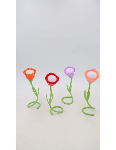 Lampe de Bureau Rose Rechargeable