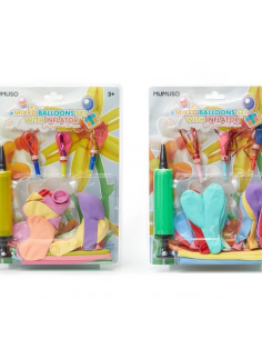 Set Party Mixte Ballons + Gonfleur