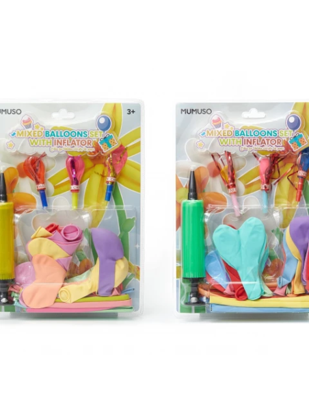 Set Party Mixte Ballons + Gonfleur
