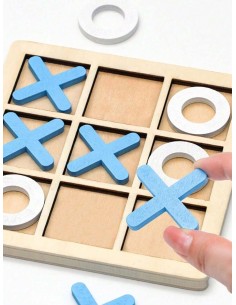 Jeu de Morpion en Bois 18 cm