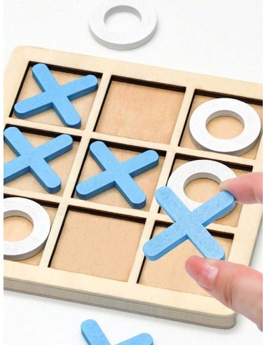 Jeu de Morpion en Bois 18 cm