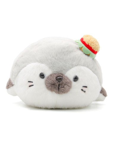 Peluche Phoque 40 cm - Gris