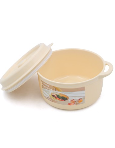 Boîte Alimentaire Ronde 500 mL – Beige