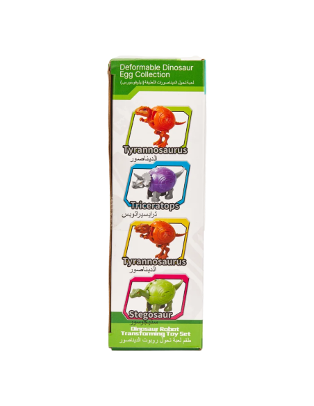 Set Robot Dinosaure Transformable 2 en 1