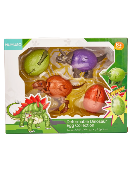 Set Robot Dinosaure Transformable 2 en 1