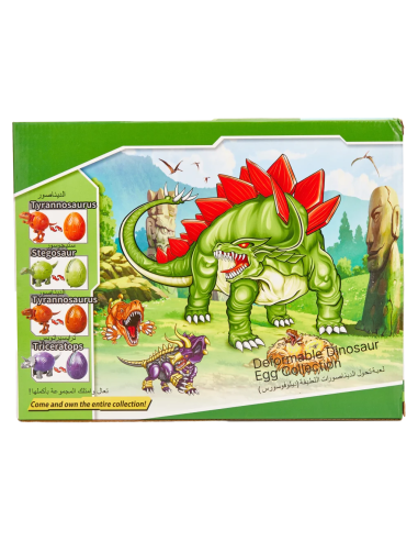 Set Robot Dinosaure Transformable 2 en 1