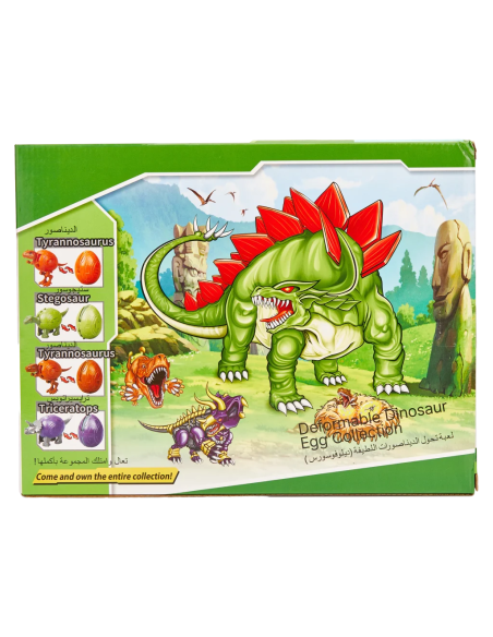 Set Robot Dinosaure Transformable 2 en 1