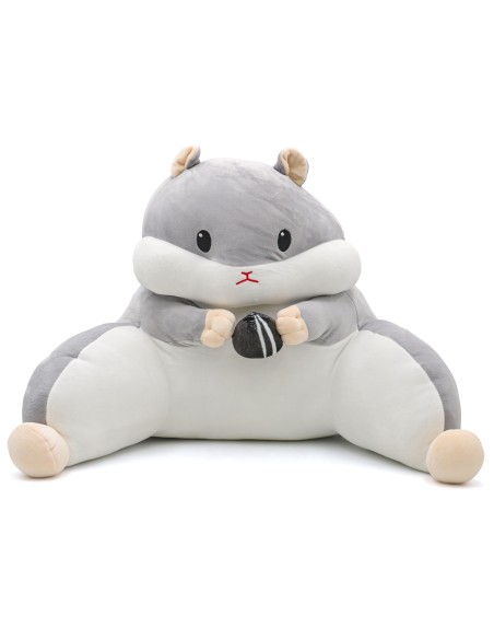 Peluche Coussin Hamster Gris