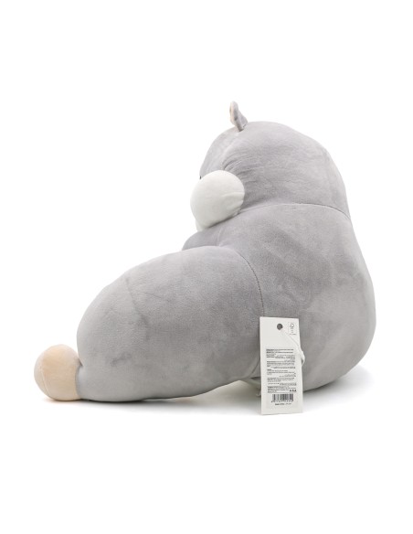 Peluche Coussin Hamster Gris