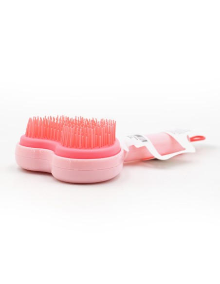Brosse à Cheveux à Paillettes en Forme de Cœur (Rose Lapin)