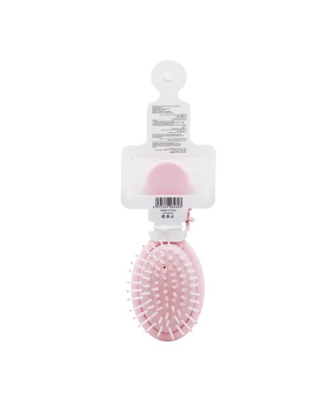 Mini Brosse à Cheveux à Coussin D'Air (Fleur/Rose)