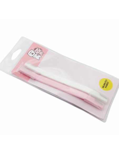 Lot de 2 Rasoirs à Sourcils à Double Extrémité en Forme de S