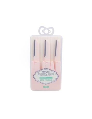 Rasoir à Sourcils Pliable et Sûr - Pack de 3