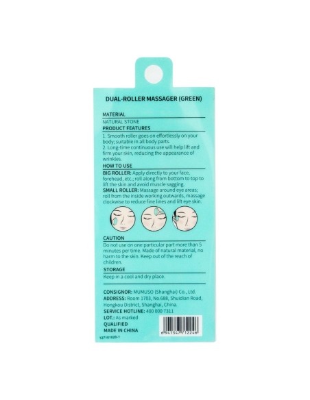 Masseur à Deux Rouleaux (Vert)